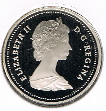 5 Cents - Elizabeth II, Canada, 1988 Proof