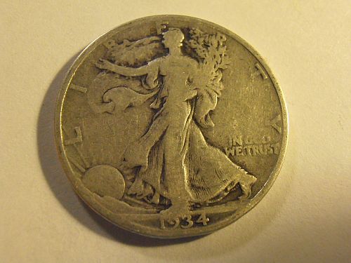 1934 S Walking Liberty Half Dollar (34SEW1)