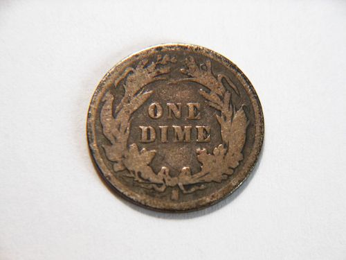 1893-S/S *Toned* Silver Barber Dime