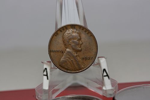 1937 P Lincoln cent VF/ XF