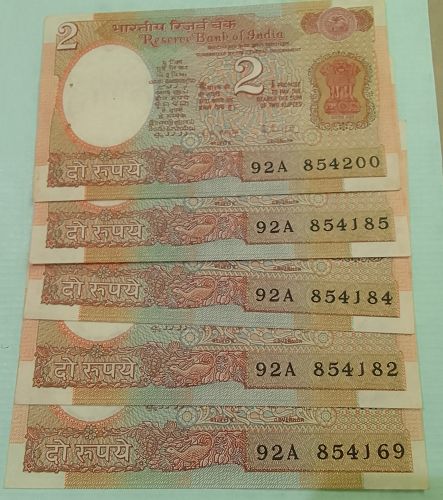 Same sign 5 Notes india lot