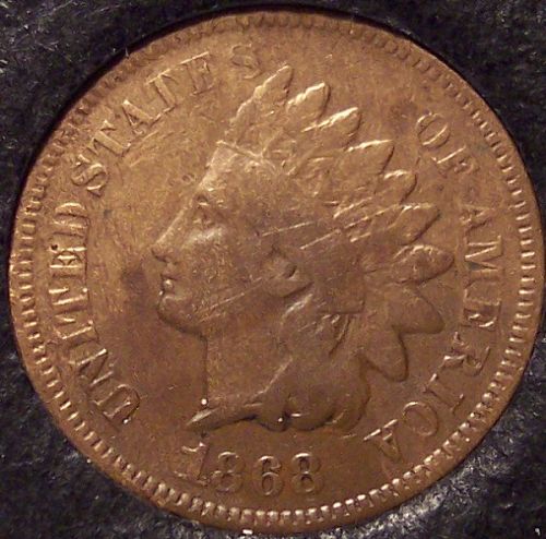 1868 Indian Head Penny VG10 #0299