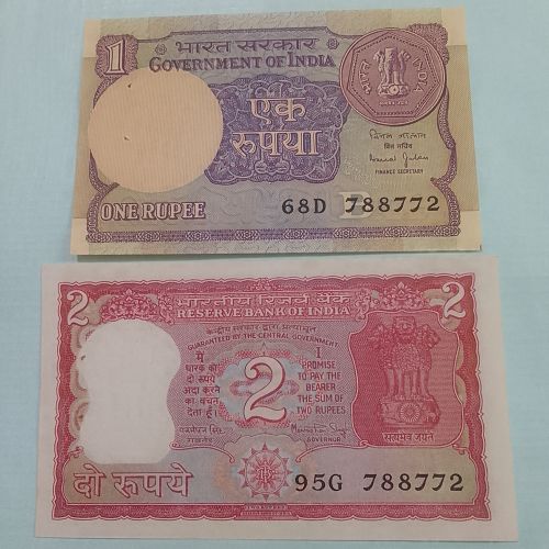 788772  x 2..PAIR UNC  MATCHING  NUMBERS