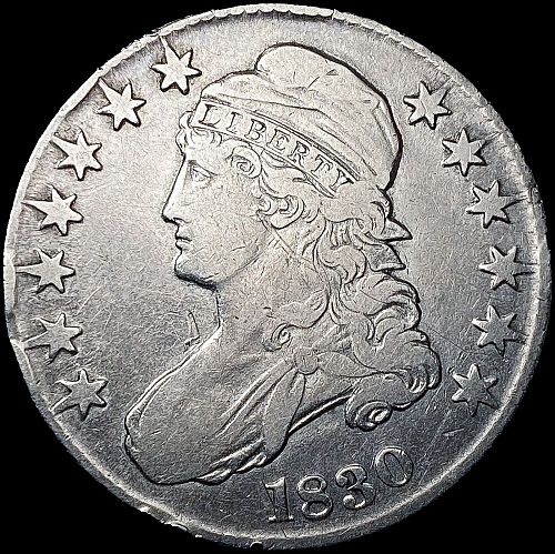 1830 Capped Bust Half Dollar