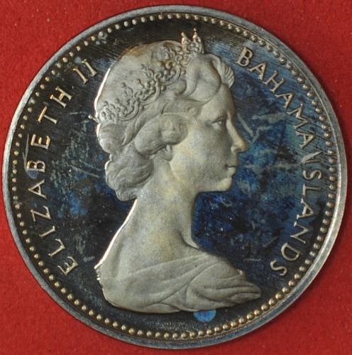 1970 Bahamas 5 Cents Proof