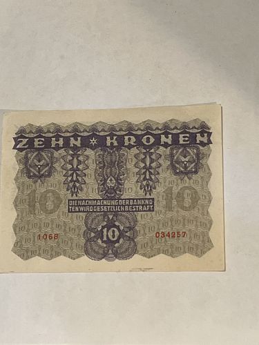 Austria 1922 Banknote