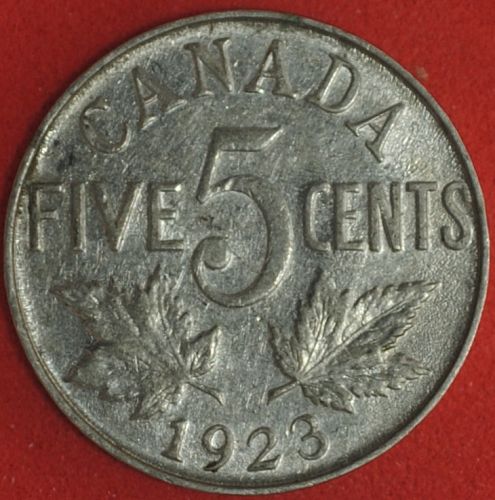 1923 Canada Nickel VF