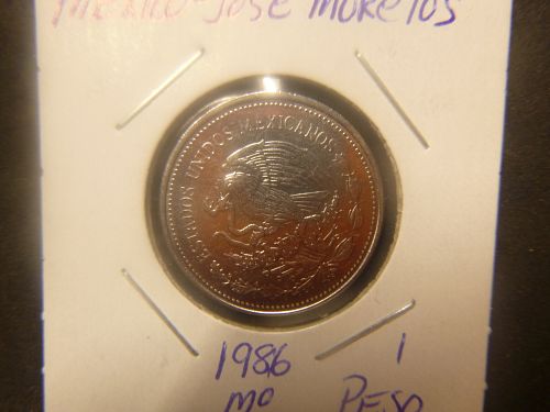 MEXICO 1986 1 PESO