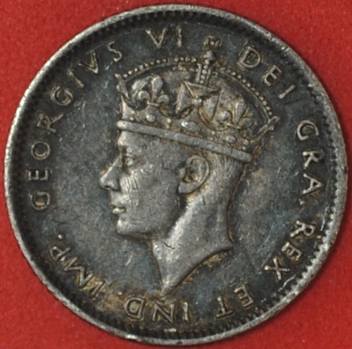 1942C Newfoundland 10 Cents XF