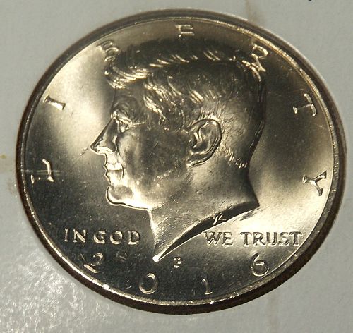 2016P Kennedy Half Dollar  BU  #50-2016P-2