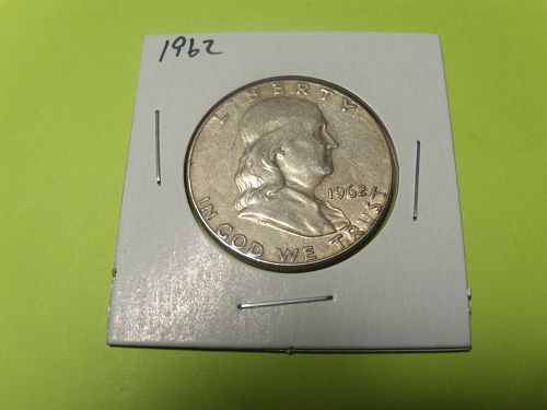1962 Franklin Half Dollar  #50-1962-1