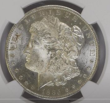 1885 O Morgan Dollar