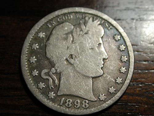 1898 Barber Quarter NICE