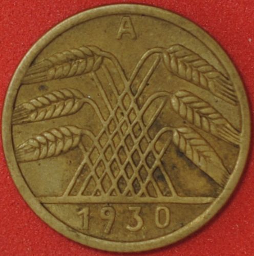 1930A Germany/Weimar 5 Reichspfennig VF