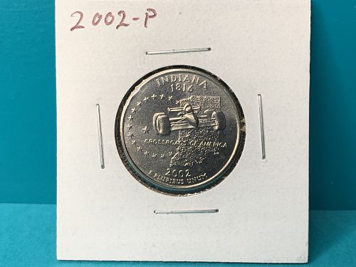 2002-P Indiana 50 State Quarter