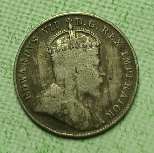 CANADA 1902-H Dime Very Good-8 Low Mintage Heaton Mint Date!