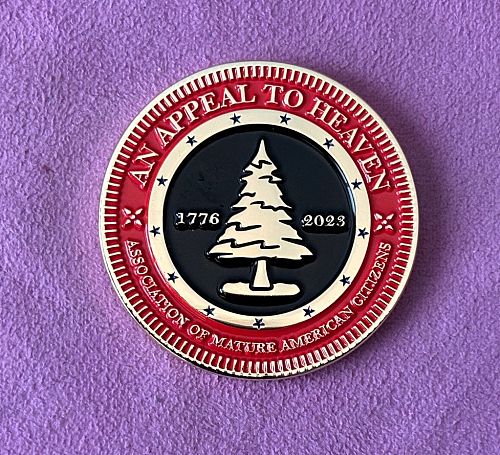 2023 AMAC Flag Series Silver Round, 1 Troy Ounce .999 Fine Silver