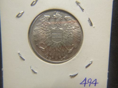 AUSTRIA 1947 1 SHILLING ALUMINIUM COIN