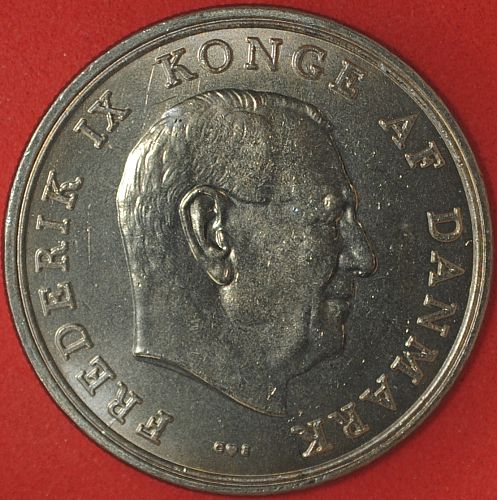 1965 Denmark 5 Kroner BU