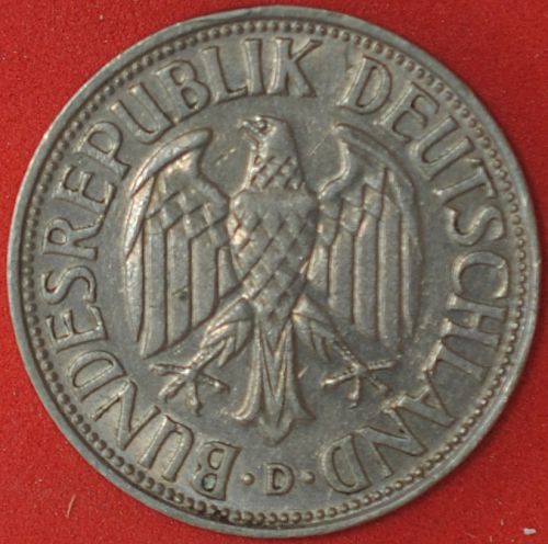 1956D Germany/Federal Republic Mark VF