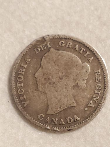 1901 Canada 10 Cent Coin