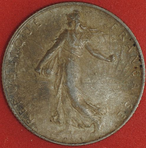 1916 France 2 Francs XF