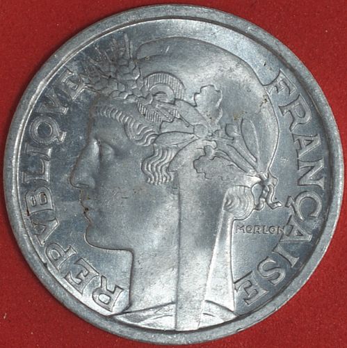 1947 France 2 Francs BU