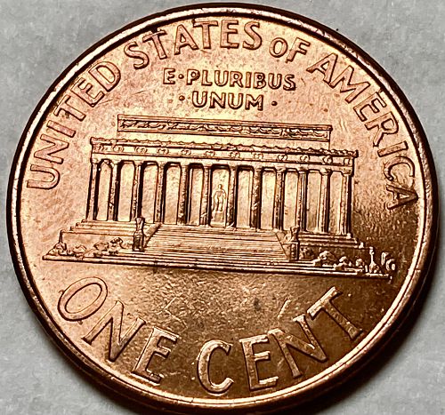 1999 P Lincoln Memorial Cent Small Cents