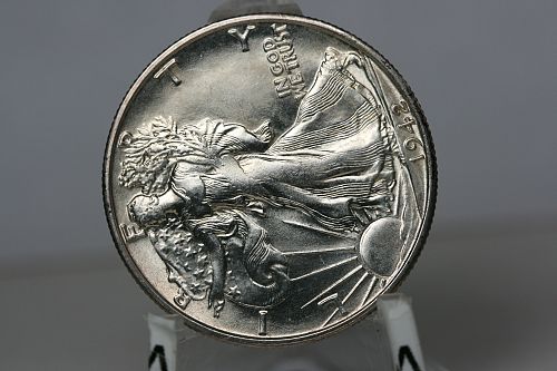 1942 S Walking Liberty Dollar Choice BU