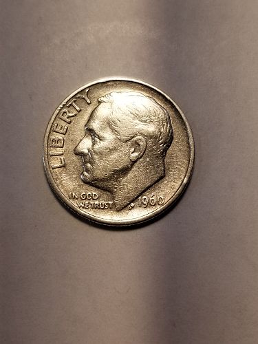 1960 P Roosevelt Dime