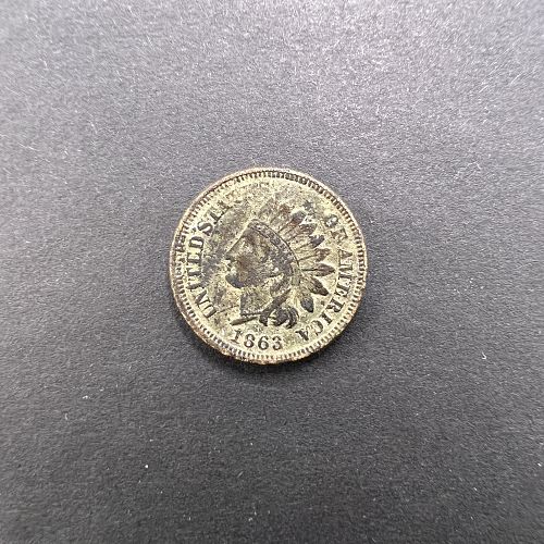 1863 Indian Head Cent