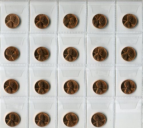 19 - 1968 - D  LINCOLN  CENTS  --  B U -- BEAUTIFUL ! !