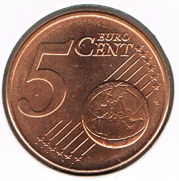 5 Euro Cent, Greece, 2006