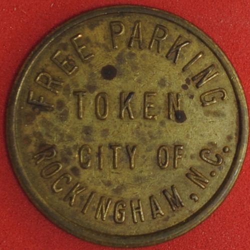 Free Parking Token, City of Rockingham, N. C.