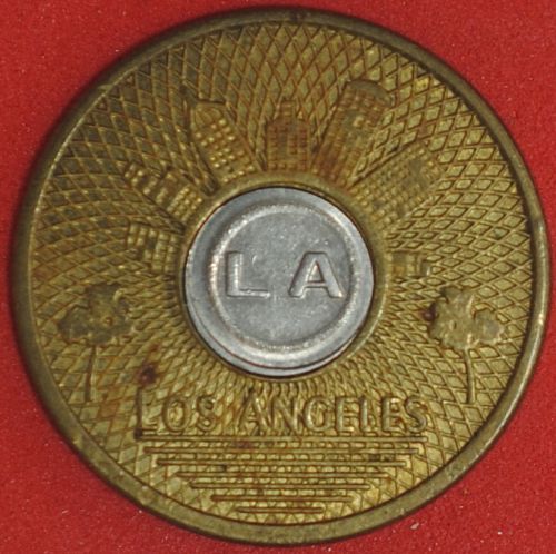 Los Angeles (California) Base Fare Token CA 450BL