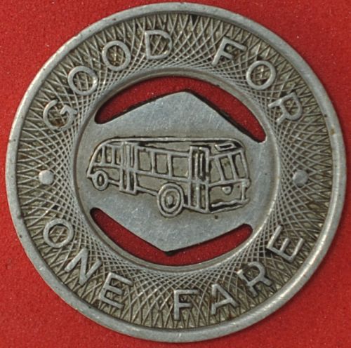 Joliet City Lines, INC. (Illinois) Fare Token IL 455H