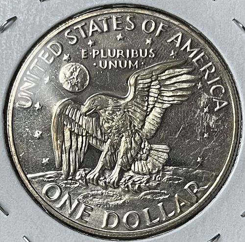 1973-S Eisenhower Silver Proof Dollar ~ 40% Silver Cameo-Like Proof Dollar