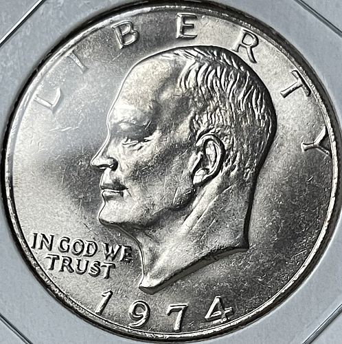 1974-P Eisenhower Dollar ~ Brilliant Uncirculated MS60+ Condition