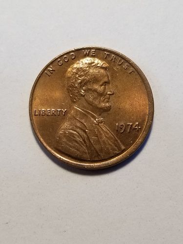 1974 P Lincoln Penny