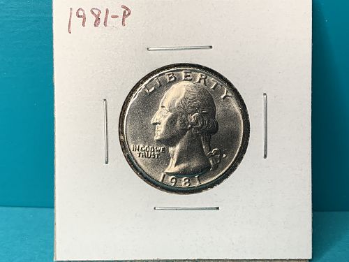1981-P Washington Quarter