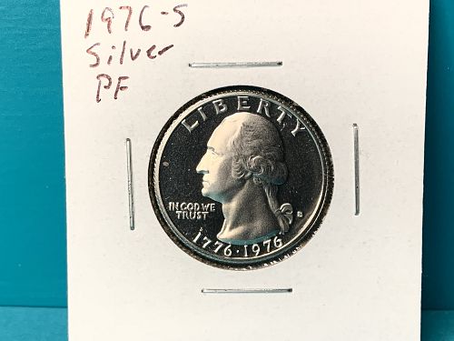 1976-S Silver Proof Washington Quarter