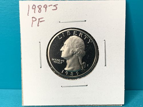 1989-S Proof Washington Quarter
