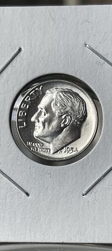 SOLD 1954-D Roosevelt Silver Dime &bull; Gem Brilliant Uncirculated MS64+
