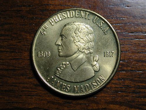 President James Madison 1809-1817 Token NICE