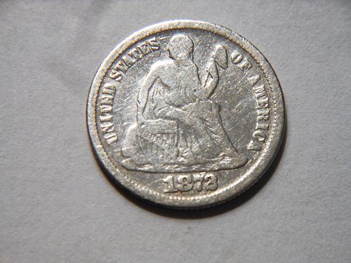 1872-P Silver Seated Liberty Dime