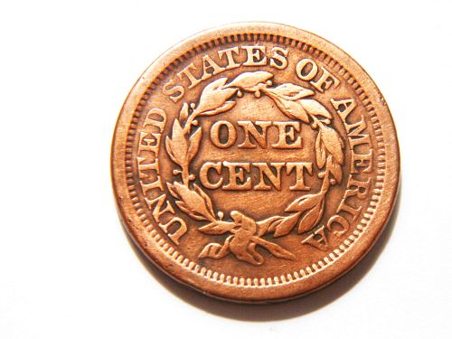 1850 Braided Hair Liberty Head Large Cent