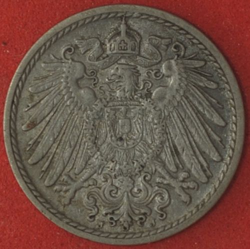 1906J Germany/Empire 5 Pfennig XF