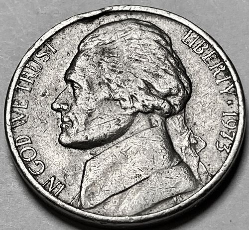 1973 P Jefferson Nickels