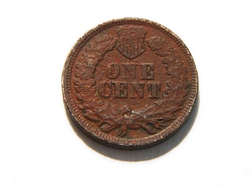 1863 Copper Nickel Indian Head Cent