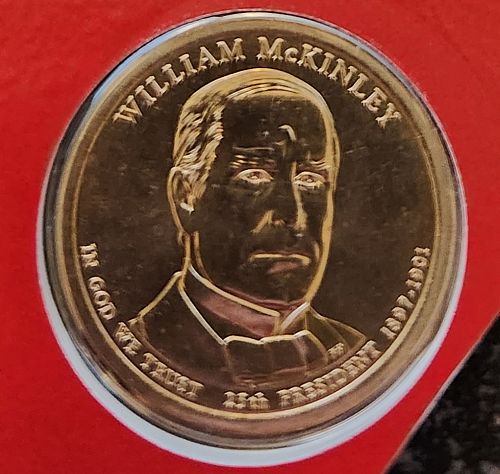 2013-D William McKinley Presidential Dollar - BU in Original Mint Cello